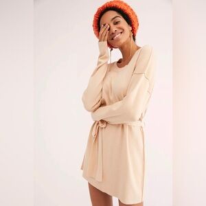 Free people knit dress tunic XS